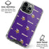 NFL Minnesota Vikings Blitz Series iPhone 16 Pro Clear Case